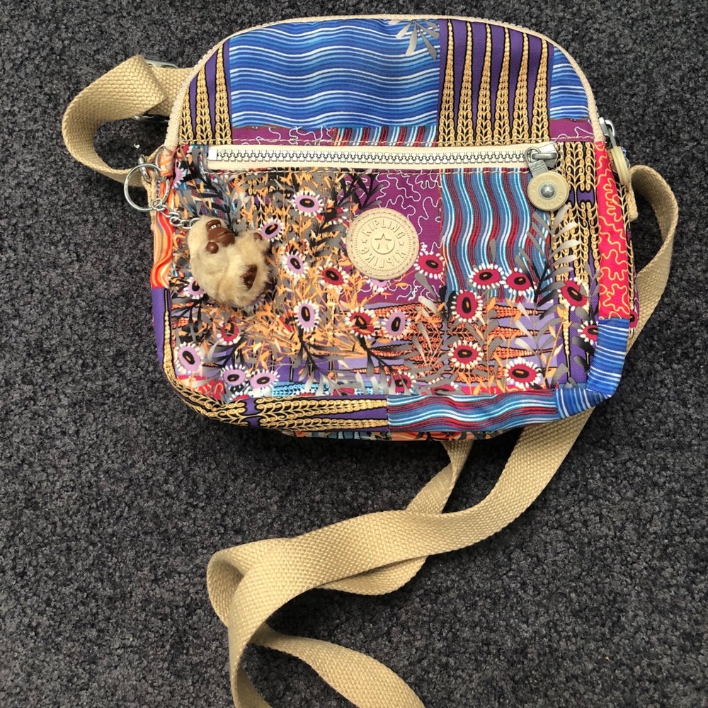 Kipling Crossbody Purse Unique Pattern - image 5